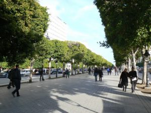 Avenue Bourguiba is the main boulevard that leads through the