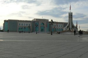 On the western edge of the medina are government buildings