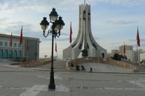 On the western edge of the medina are government buildings