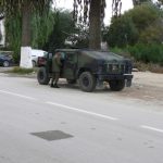 Tunisia: Bardo Museum; military vehicle; they did not take