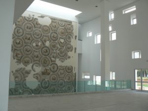 Tunisia: Bardo Museum entry foyer with two-storey mosiac