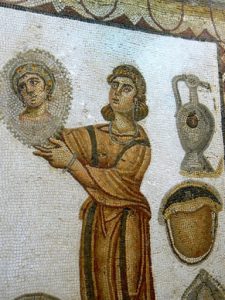 Tunisia: Bardo Museum mosaic detail