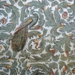 Tunisia: Bardo Museum mosaic detail; Many of the mosaics are labeled