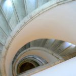 Tunisia: Bardo Museum semi-circular stairway