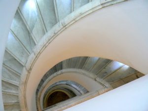 Tunisia: Bardo Museum semi-circular stairway