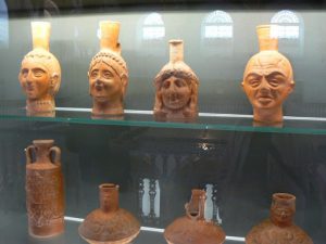 Tunisia: Bardo Museum facial pottery