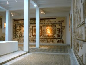 Tunisia: Bardo Museum floor and wall mosaics