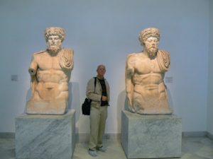 Tunisia: Bardo Museum statues of two emperors