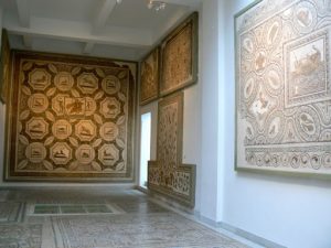 Tunisia: Bardo Museum floor and wall mosiacs