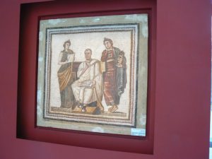 Tunisia: Bardo Museum mosaic of poet Virgil