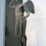 Tunisia Bardo Museum: bronze statue of eros (bow missing from