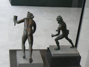 Tunisia Bardo Museum: bronze statues 1st century BC from the