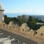 Tunisia: Carthage - city view from the L'Acropolium; Mediterranean in