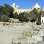 Tunisia: Carthage ruins near the former cathedral of St Louis,