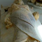 Tunisia: Carthage Museum - Punic sarcophagus and statue