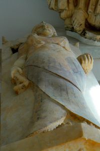 Tunisia: Carthage Museum - Punic sarcophagus and statue