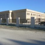 Tunisia: Carthage - modern school;  modern Carthage is a city