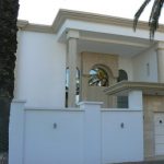 Tunisia: Carthage - modern house;  modern Carthage is a city