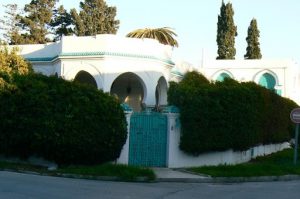 Tunisia: Carthage - modern house;  modern Carthage is a city