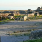 Tunisia: Carthage - ruins of the Antonine baths are extensive