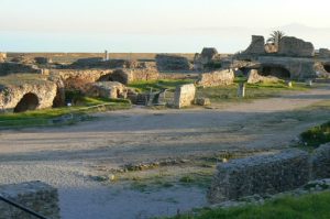 Tunisia: Carthage - ruins of the Antonine baths are extensive