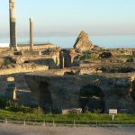 Tunisia: Carthage - ruins of the Antonine baths are extensive