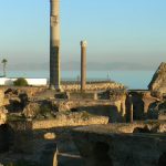 Tunisia: Carthage - ruins of the Antonine baths are extensive