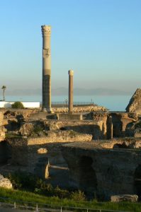 Tunisia: Carthage - ruins of the Antonine baths are extensive