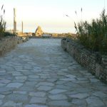 Tunisia: Carthage - main roadway of the Antonine baths