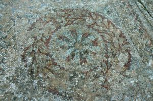 Tunisia: Carthage - mosaic floor in the Antonine baths