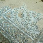 Tunisia: Carthage - mosaic floor in the Antonine baths