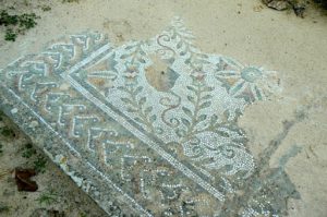 Tunisia: Carthage - mosaic floor in the Antonine baths