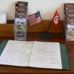 In the Tunisia, Carthage cemetery office is the guest book