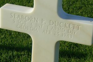 Tunisia, Carthage cemetery cross inscription with an unusual name