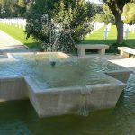 Tunisia, Carthage cemetery one of four fountains