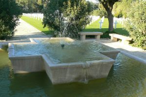 Tunisia, Carthage cemetery one of four fountains