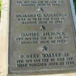 Tunisia, Carthage cemetery memorial for four friends killed on the