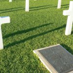Tunisia, Carthage cemetery memorial for four friends killed on the