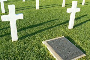 Tunisia, Carthage cemetery memorial for four friends killed on the