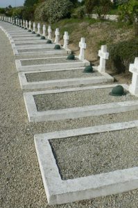 Tunisia, World War II French cemetery in the Tunis suburb