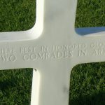 Tunisia, Carthage cemetery memorial for four friends killed on the