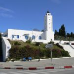 Tunisia, Sidi Bou Said town scene