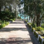 Tunisia, Sidi Bou Said, entry walk to the palace Ennejma