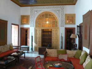 Tunisia, Sidi Bou Said library in Ennejma Ezzahra