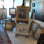 Tunisia, Sidi Bou Said, Baron Rodolfe's painting  of his wife