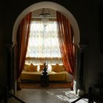Tunisia, Sidi Bou Said, window in the wife's  bedroom in
