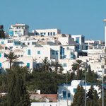 Tunisia, Sidi Bou Said view of the town