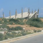 Albania, Saranda city - demolished new building; if a building is