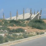 Albania, Saranda city - demolished new building; if a building is