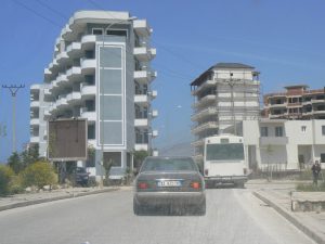 Albania, Saranda - construction boom of new holiday condos